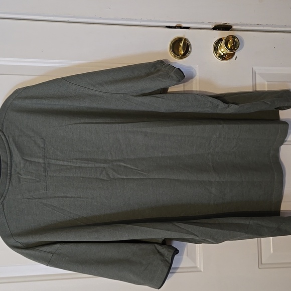 Arrow, Short Sleeve Tee, 4XL, Crew Neck Striped, Green, Blue, Soft Cotton Blend - Picture 9 of 11